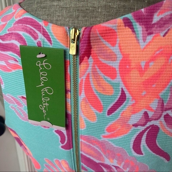 NWT Lilly Pulitzer Love Birds Cove Fit and Flare Dress Medium - Picture 5 of 6